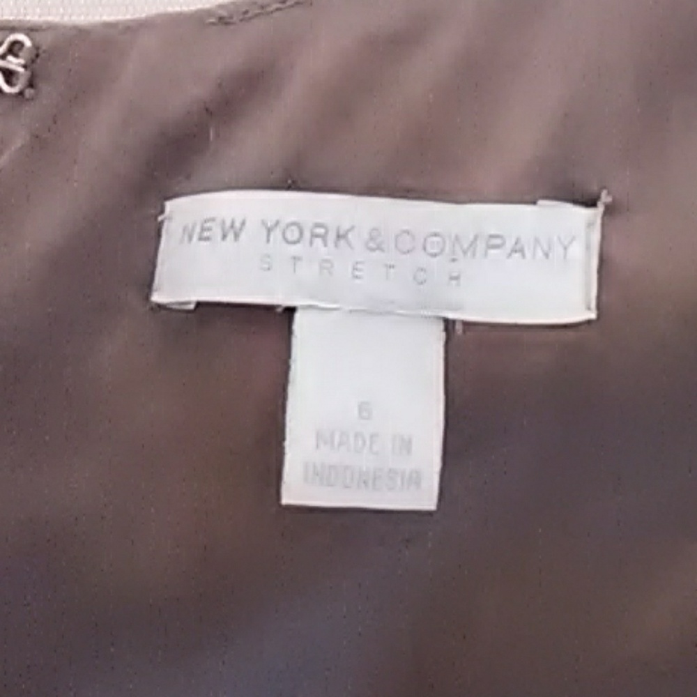 New York & Co Beige Dress - Picture 7 of 7